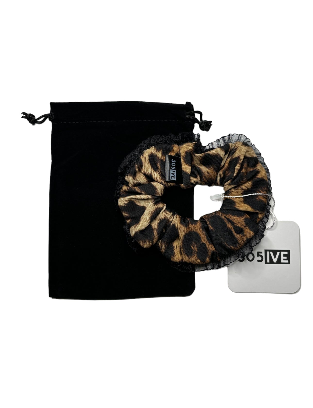Lucille: the animal print scrunchie.