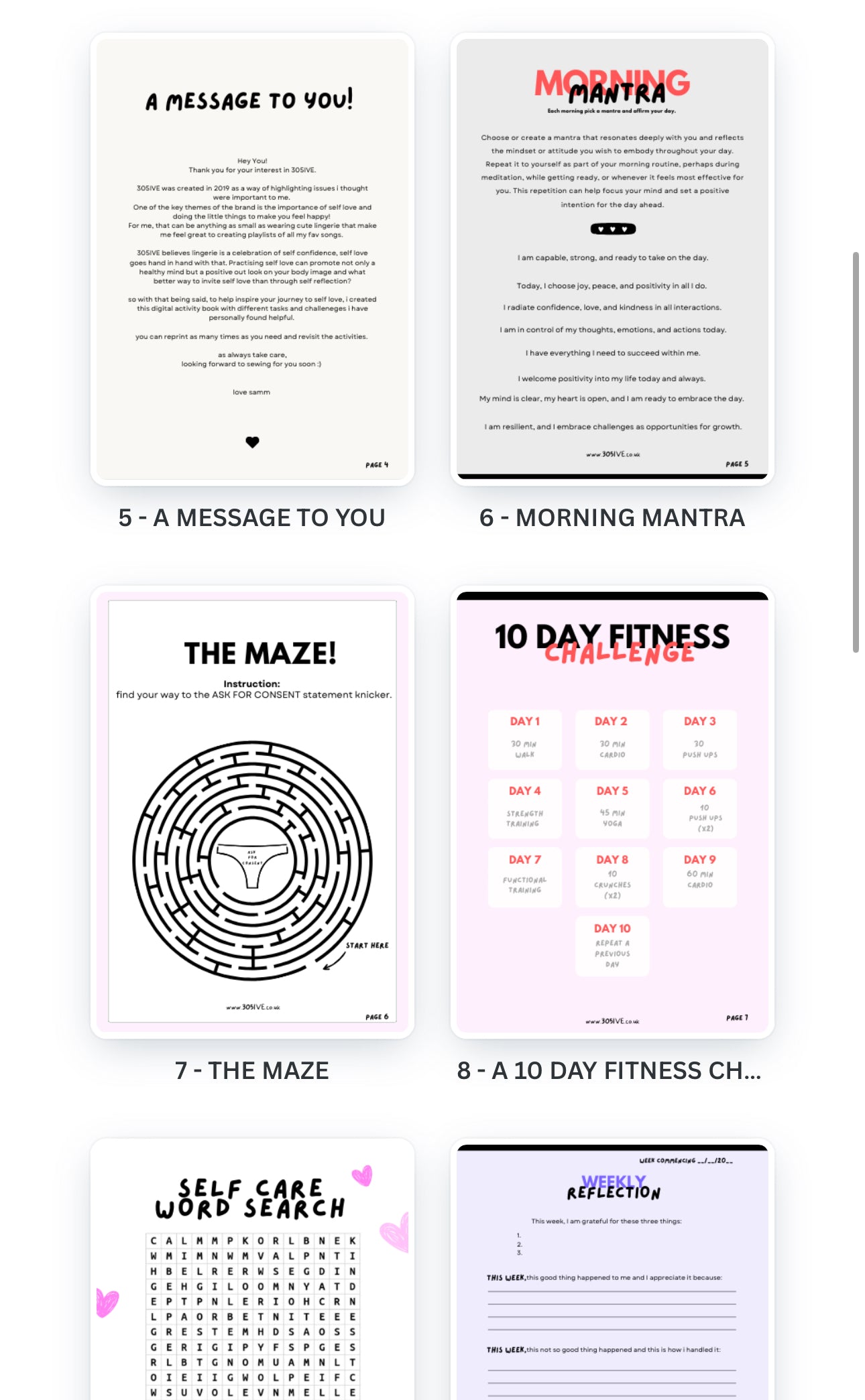 Self Care E-Activity Book (digital)