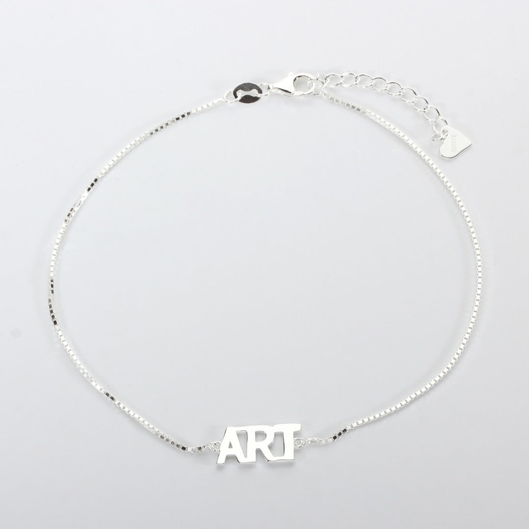 you are ART anklet [sterling silver]