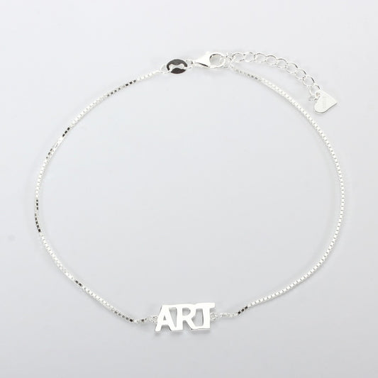you are ART anklet [sterling silver]